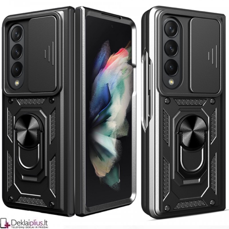 5in1 smūgiams atsparus dėklas su žiedu ir kameros apsauga (Samsung Z Fold 4) 5in1 smūgiams atsparus dėklas su žiedu ir kameros apsauga (Samsung Z Fold 4)
